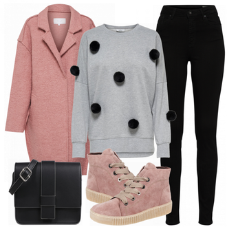 Outfit met beige Sneaker Gabor "Mini"