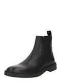 Schwarze Leder Stiefeletten im SALE image
