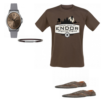 Outfit mit Grau Sneaker/Leder Sneaker Camel Active "Star Wars"