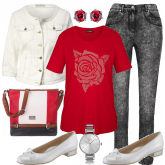 Outfit mit Plateauschuh Ara "Adeline"