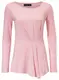 Heine Rundhalsshirt gerafft rosa