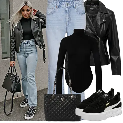 Comment poter Bleu clair Pantalon Grande Taille/T-shirt/Jean Évasé/Jeans avec Fente/Veste en Cuir pour Homme/Jeans vintage/Jean Large VERO MODA avec Bleu clair Pantalon Grande Taille/T-shirt/Jean Évasé/Jeans avec Fente/Veste en Cuir pour Homme/Jeans vintage/Jean Large VERO MODA