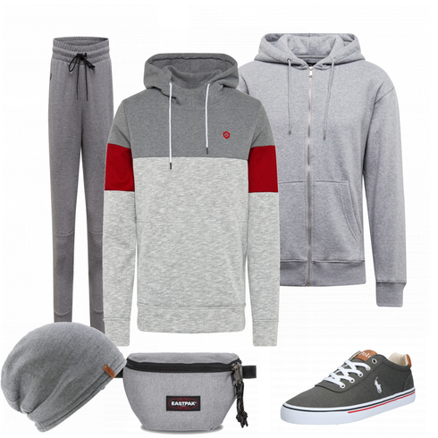 Grau Schuh Sneaker Polo Ralph Lauren kombinieren