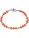 LEONARDO Armband orange / silber