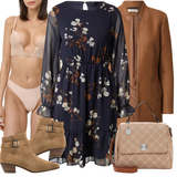 Blaue VERO MODA Kleider Outfits image