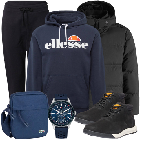Blau Lacoste kombinieren