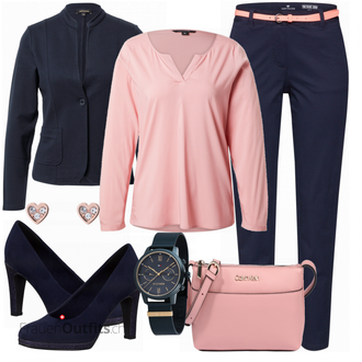 Outfit mit Weiß Schmuck Ted Baker "Business Look"