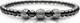 BERING Armband schwarz / silber