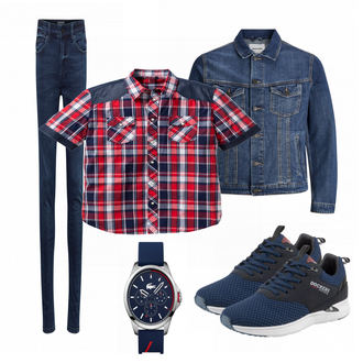 Outfit mit Schwarz Sneaker/Leder Sneaker Dockers by Gerli "Bonprix"