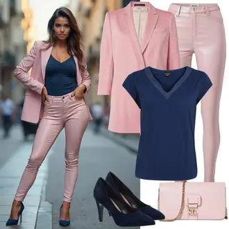 Outfit mit Rosa/Lila Gym Leggings/High Waist Legging/Strick Legging/Leggings mit Schlitz/Laufhose/Sport Legging/Sporthose/Treggings/Warme Leggings/Winter Strumpfhose/stützStrumpfhose/ThermoStrumpfhose/Lange Unterhose adidas sportswear "Street Style Outfit"