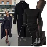 Čierne šaty   outfity image