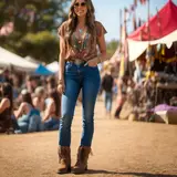 Slim Fit Relaxed Jeans Outfits image
