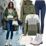 Schicke Outfits Große Größen für Damen image