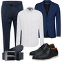 Blau Blazer kombinieren image