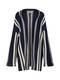 Amuse Society Gebreid vest SMOKE SIGNAL  crème / donkerblauw