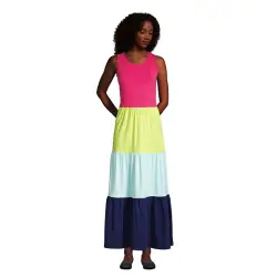 Maxikleid in Petite-Gre, Damen, Gre: XS Petite, Pink, Baumwolle Modal, by Lands'''' End
