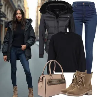 Ausgang Outfits im Winter "Bequemes Frühling Outfit"