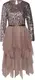 VILA Kleid dunkelbeige