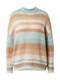 ONLY Trui ''''Tally''''  jade groen / lichtbeige / poederroze