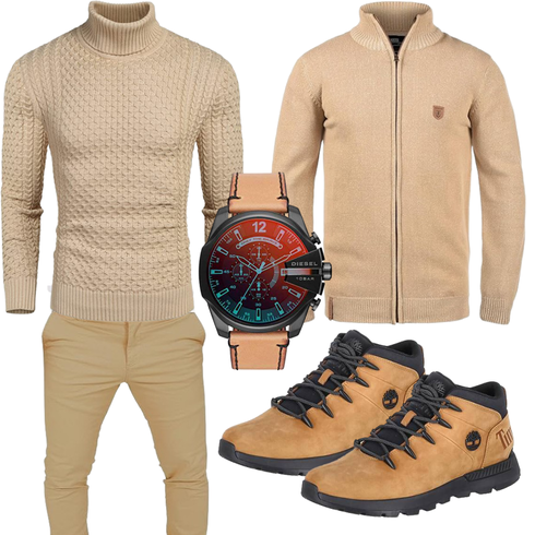 Gelb Timberland kombinieren