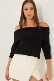 Women's Lace Collar Knitwear Blouse