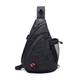 FANDARE Brusttasche Sling Rucksack Schultertasche mit USB Chest Bag Crossbody Umhängetasche Sporttasche für Herren Damen Junge Mädchen Reise Crossover Daypack Wandern Bergsteigen Polyester Schwarz