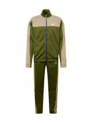 Nike Sportswear Jogginganzug khaki / beige / weiß