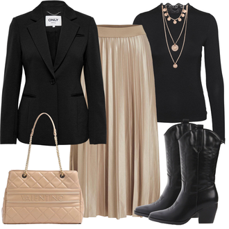 Rok Outfits Lang met Костюм Only "Perfect voor de herfst"