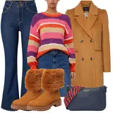 Lee Wide Leg Jeans Outfits image