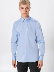 OLYMP Hemd ''''Level 5 Chambray'''' hellblau