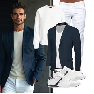 Business Outfits Leger mit PaulJones "Business Outfit"Look: Classic, Festlich, Moderne, Sportlich, Leger, Büro, Stil, Business