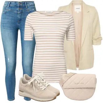 Outfit mit Beige/Khaki/Braun Gürteltasche/Gürteltasche/Gürteltasche/Hüfttasche valentino "Alltagsoutfit"