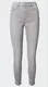 Lichtgrijs High Waist Skinny Jeans voor dames