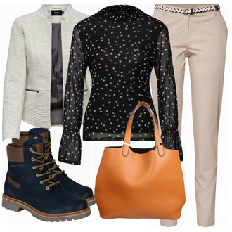 Outfit met blauw Laars Camel Active "Trendy"