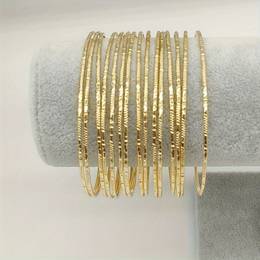 15pcs Boho Chic Bangle Set, Geometric Textured Iron Bangles, Versatile Vintage Style, Daily & Festival Wear, Accessory Collection