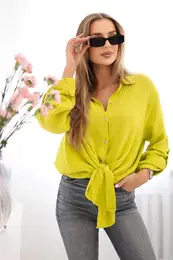 Kesi Woski Cotton muslin shirt kiwi