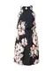 SISTERS POINT Kleid ''''GAIN'''' beige / grasgrn / puder / schwarz