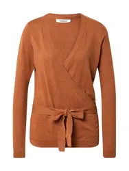 minimum Strickjacke rostbraun