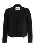 Schwarz Lang Blusenjacke für Damen image