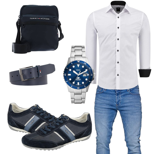 Weiß Accessoire J'S FASHION kombinieren