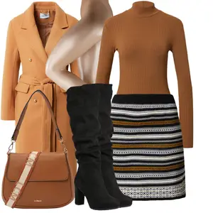 Outfits für Mollige Sexy mit Beige/Gold Anti-thrombose Strumpf/stützstrumpfhose/Feinstrumpfhose/Kompressionsstrumpf/Strumpfhose Große Größe/Nylonstrumpf Falke "Auffälliger Look für den Winter"look: Sexy, Nahtlos, Uni