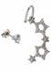 FIRETTI Ohrklemmen-Set »EAR CLIMBER« (Set, 2 tlg.) silber