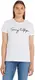 Tommy Hilfiger HERITAGE CREW NECK GRAPHIC TEE Kurzarm T-Shirts Damen, Weiß (CLASSIC WHITE), XS