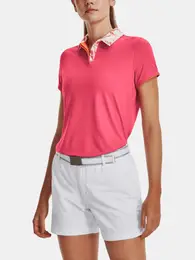 T-Shirt UA Iso-Chill SS Polo-PNK - Women