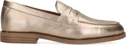 Sacha - Dames - Goudkleurige leren penny loafers - Maat 39