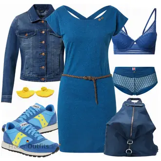 Outfit mit Sneaker Saucony "Sommerliches Freizeit Outfit"