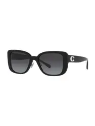 COACH Sonnenbrille ''''0HC83525450028G'''' silbergrau / schwarz