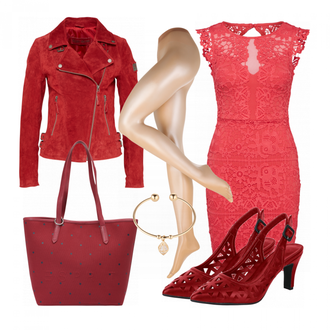 Outfit mit Rot lipsy "BeUnique"