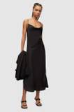 AllSaints Satenaste obleke za dame image