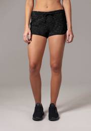 Women's panties Space Dye Hotpants blk/wht/blk